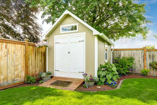 Prefabricated composite and recycled-content outdoor storage building comparisons: Lifetime Products vs Rubbermaid