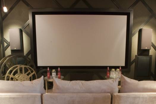 Convert a garage into a home theater