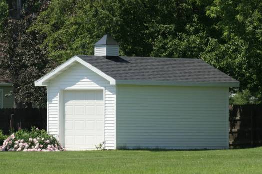 Prefabricated vinyl outdoor storage buildings retailers comparison: Menard's vs Sam's Club