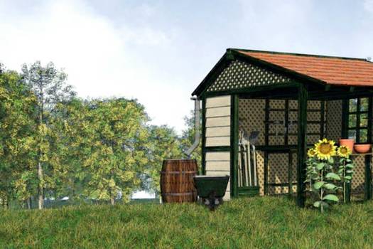 Prefabricated composite and recycled-content outdoor storage buildings retailers comparison: Home Depot vs Sam's Club