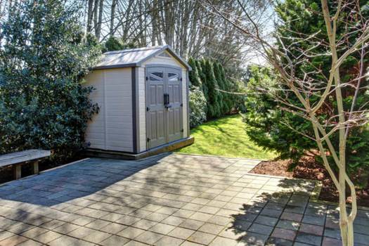 Prefabricated composite and recycled-content outdoor storage buildings retailers comparison: Costco vs Sam's Club