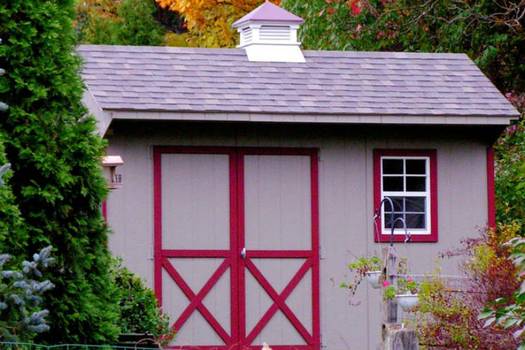 Prefabricated vinyl outdoor storage buildings comparison: Cosmos vs TUFF SHED