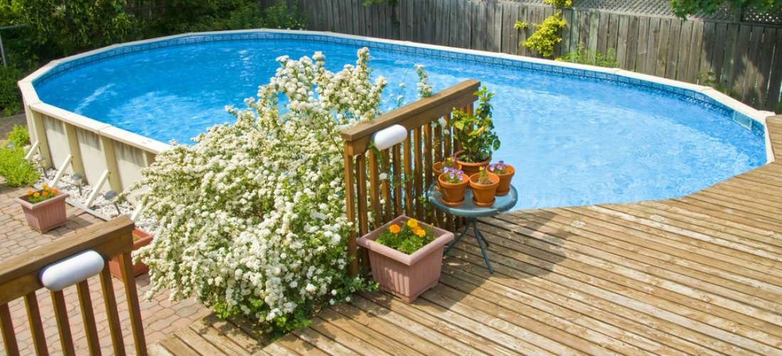 above ground swimming pool