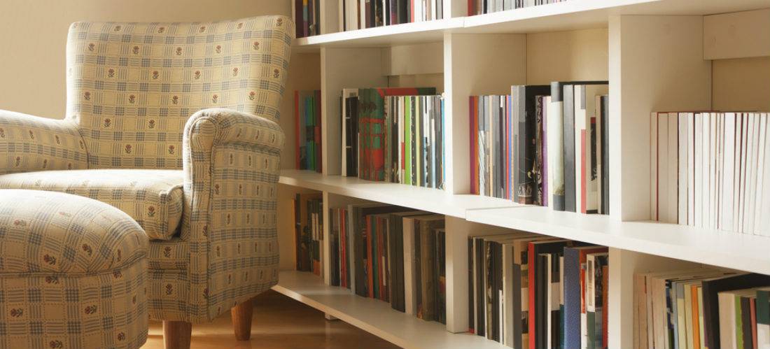 modular storage system with books